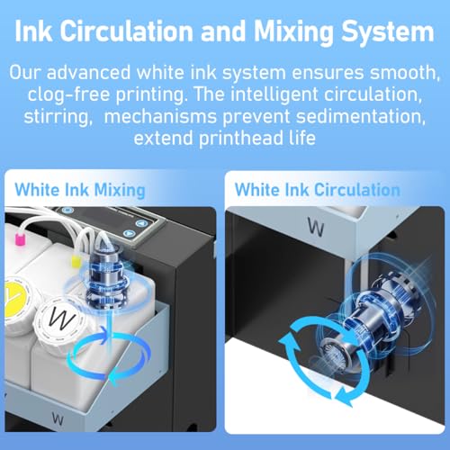 Image of DSV A3 Plus XP600 DTF Printer with Oven&Laptop,2X Printing Speed Compared to L1800,4.5 inch LED Multi-Function Touch Screen,Built-in White Circulation and Automatic Cleaning