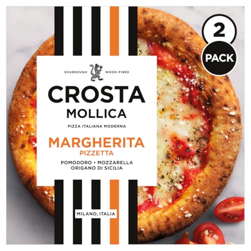 Crosta & Mollica Margherita Sourdough Pizza Tomato Mozzarella & Sicilian Oregano 436g (2x218g)