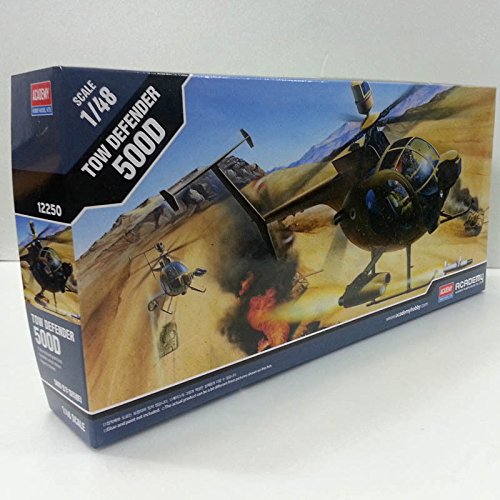 Academy 1/48 Plastic Model Kit Tow Defender 500D Hughes Helicopter 12250 NIB /ITEM#G839GJ UY-W8EHF3127453