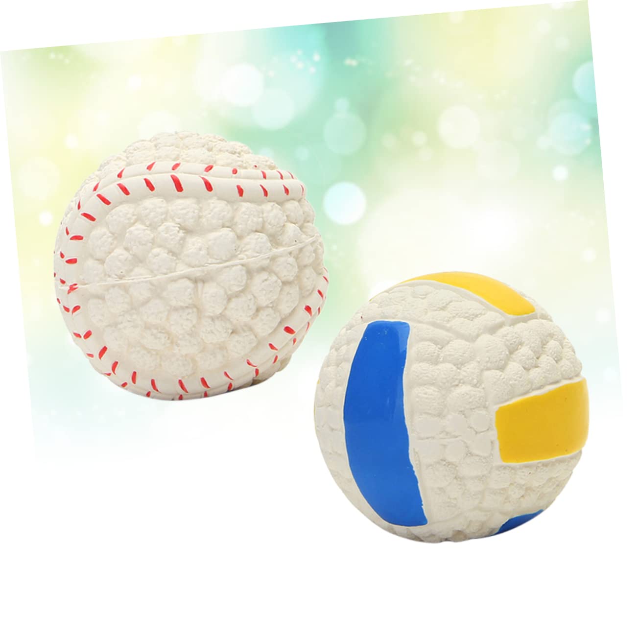 YARNOW 4 Piezas Juguete para Morder Mascotas Juguetes De Entrenamiento para Mascotas De Juguete De Goma De Látex Juguetes para Perros Masticar Pelota De Juguete