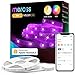 Ruban à LED Connecté WiFi, 5M 2700K-6500K RGB Bande Lumineuse Compatible avec HomeKit, Siri, Alexa et Google Home, Guirlande Lumineuse LED Multicolore avec Commande Vocale et Contrôle à Distance