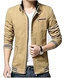 [Nail39] ジャケット メンズ アウター トップス コート カジュアルジャケット おしゃれ ブルゾン メンズファッション 秋 冬 春(カーキー らくだ色、S)c