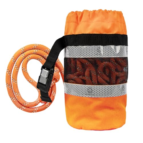 Obcursco Throw Bags for Water Rescue with 50ft Reflective Throw Rope, Floating Bag for Kayaking,...