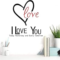 Vista 9 de BIBITIME Calcomanía de vinilo de 16.93 x 16.93 pulgadas, diseño de corazón naranja para bebés, bebés, niños pequeños, guardería, dormitorio