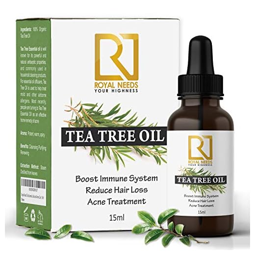 ROYAL NEEDS ; YOUR HIGHNESS Undiluted Therapeutic Grade Tea Tree Essential Oil for Skin, Hair and Acne Care (15ml)