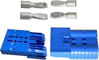 Anderson - Juego de enchufes para batería (48 V, SBE, 320 A, clavija de contacto SBX/E, 95 mm²), color azul