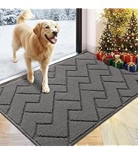 Amazon.com: hicorfe Indoor Doormat,Front Back Door Mat Rubber