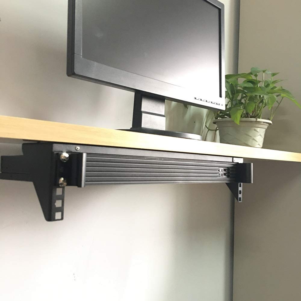 2U 2U35P Rack Vertical Simple et Pliable en Acier à Montage Mural 48,3 cm