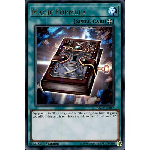 DUOV-EN087 1st Ed Magic Formula Ultra Rare Card Duel Overload Single Card