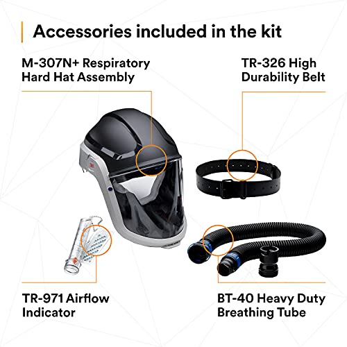3M Papr Respirator, Versaflo Powered Air Purifying Respirator Kit, Tr-300N+ Hik, Facility Maintenance, Grinding, Sanding, Machine Operations, Powder Handling, Pharmaceutical #TOP2