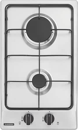 Cooktop Inox Domino Gás 2gx 30 Tramontina Inox