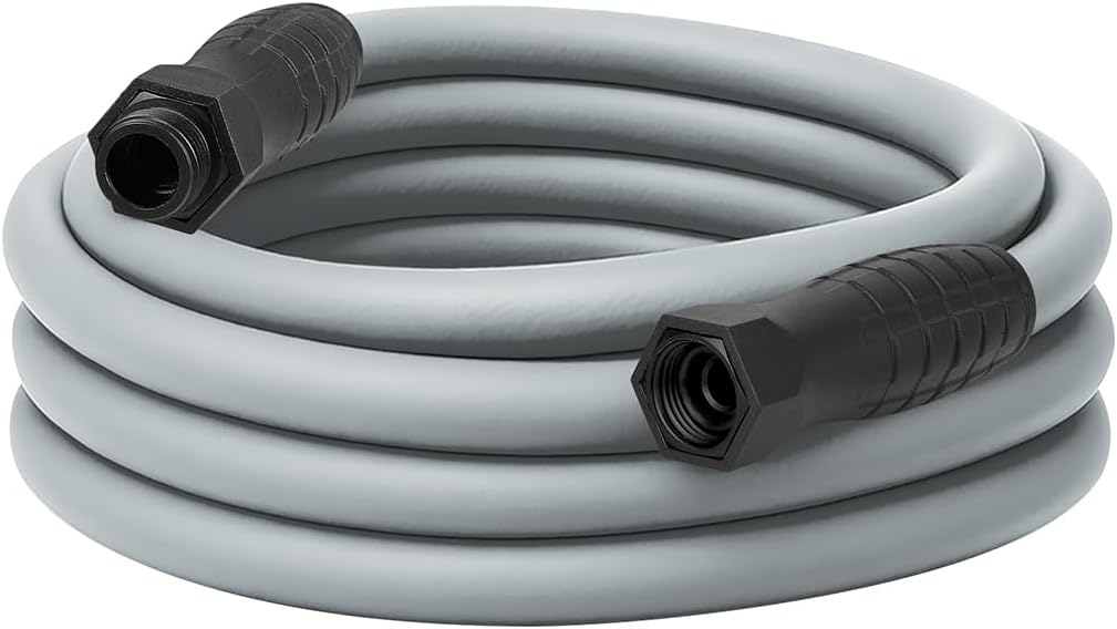 Product image of Flexzilla Colors SwivelGrip Garden Hose 5/8 in. x 25 ft., Lightweight All-Weather Water Hose, Durable and Flexible, Leak-Free Connections, Slate Grey