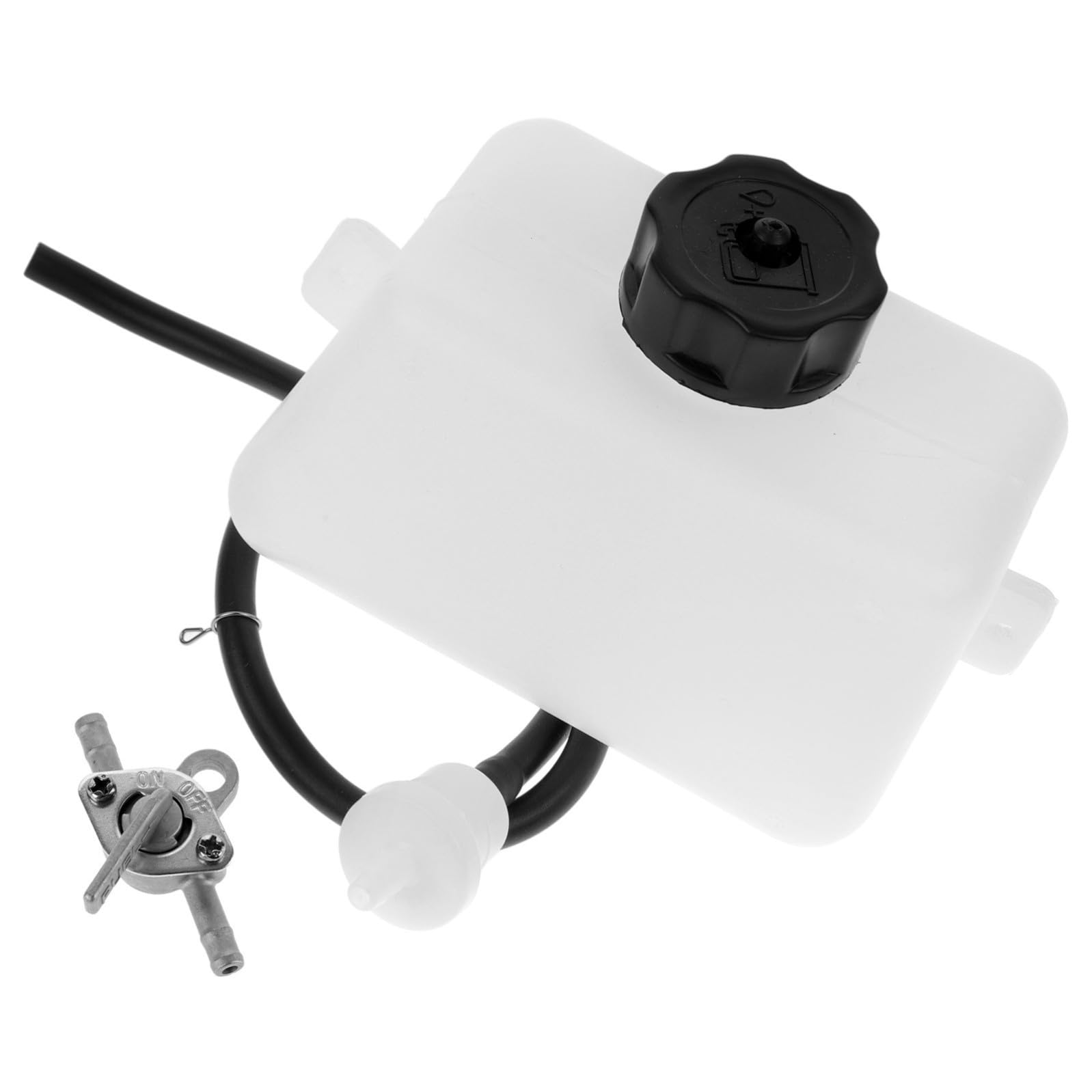 Serbatoio Carburante per Mini Moto 47cc e 49cc, Valvola e Tubo Flessibile, Accessori per Motocross e , Confezione Tripla