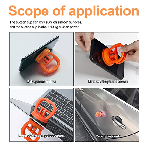 Efaithfix Heavy Duty Suction Cups 2 Pcs Screen Suction Cup Lcd Screen Opener Computer Screen Replacement Opening Sucker Compatible For Ipad, Imac, Macbook, Tablet, Laptop, Iphone, Samsung, Huawei Etc. #TOP3