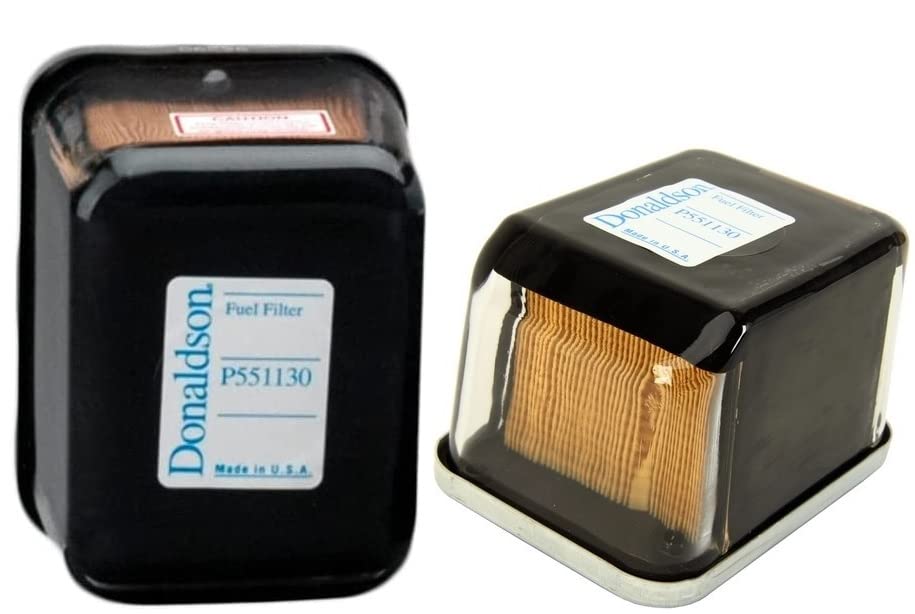 P551130 Donaldson Fuel Filter Box (Pack of 2), (Replaces Baldwin BF909, Fleetguard FF203, Wix 33370)