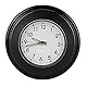 Aramox Motorrad Lenker Uhr, Motorrad-Lenkerhalterung Uhr, Motorrad Modifikation Lenkerhalterung wasserdichte Quarzuhr Uhr Zubehör(Schwarze Oberfläche Weißes Zifferblatt)