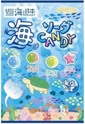 Amazon.co.jp: 扇雀飴 海のソーダCANDY 80g×10 : 食品・飲料・お酒