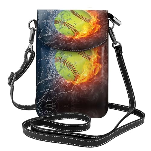 Sac pour téléphone portable en cuir Noir : sac à bandoulière de voyage et quotidien
