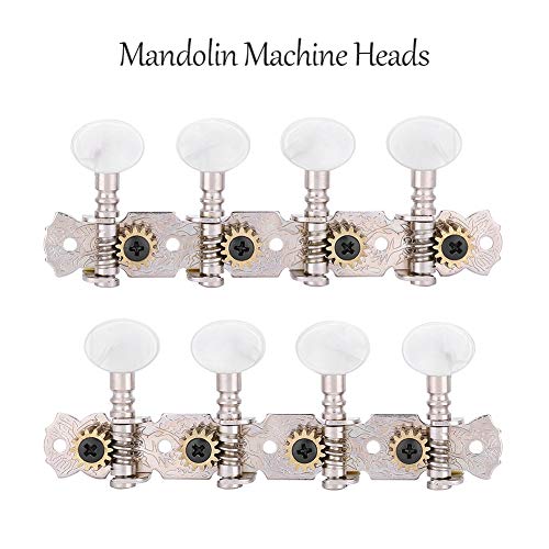 Alomejor Mandoline Tuning Pegs Mandoline Guitare Mécaniques 4L4R Blanc Boutons Ronds Tuning Pegs pour Mandoline - Les Beatles, Paul McCartney, John Lennon, RIngo Starr, George Harrison Alomejor Mandoline Tuning Pegs Mandoline Guitare Mécaniques 4L4R Blanc Boutons Ronds Tuning Pegs pour Mandoline – Image 7