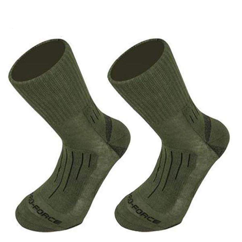 Highlander Men's Olive Crusader Forces Coolmax Cotton Military / Hiking Socks