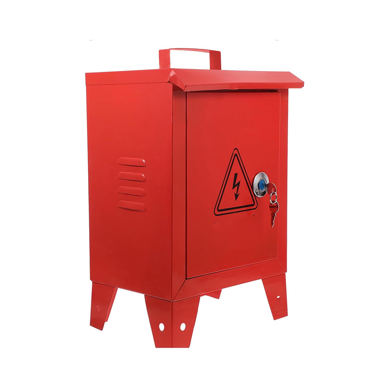 Armario De Contadores Caja De DistribucióN Acero Laminado En FríO EléCtrica Montada En La Pared Impermeable Al Aire Libre Gabinete De Control De Interruptores,01,50 * 40 * 20cm