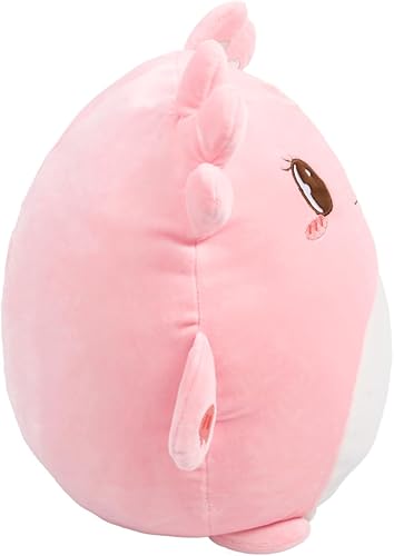 Miniatura 2 de ARELUX Almohada de peluche de anime de ajolote rosa suave de 18 pulgadas, lindo juguete de peluche kawaii, decoración de habitación, felpa para