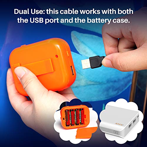 2 Pieces Orange Mini Fan Blower For Doll Mascot Head Inflatable Costume Powered By Usb Cable Or Battery #TOP1