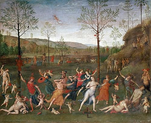 Lienzo de Pietro Perugino para transformar la decoración de tu dormitorio favorito
