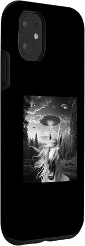 Miniatura 9 de iPhone 14 Pro Alien UFO Selfie Unicorn Spaceship Weirdcore Funny Case