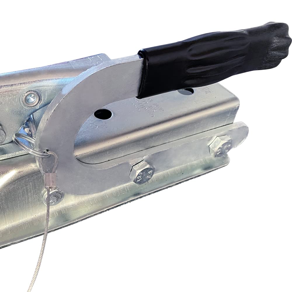 Poignée D'Attelage Remorque Acier Galvanisé - Compatible 2" Et 1-7/8", Anti-Dérapante, Pour VR, Bateau, Caravane - 6