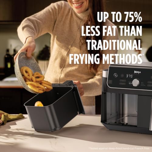 Ninja DualZone Air Fryer, 10 Qt Smart, 6-in-1, Grey, DZ950 - image 6