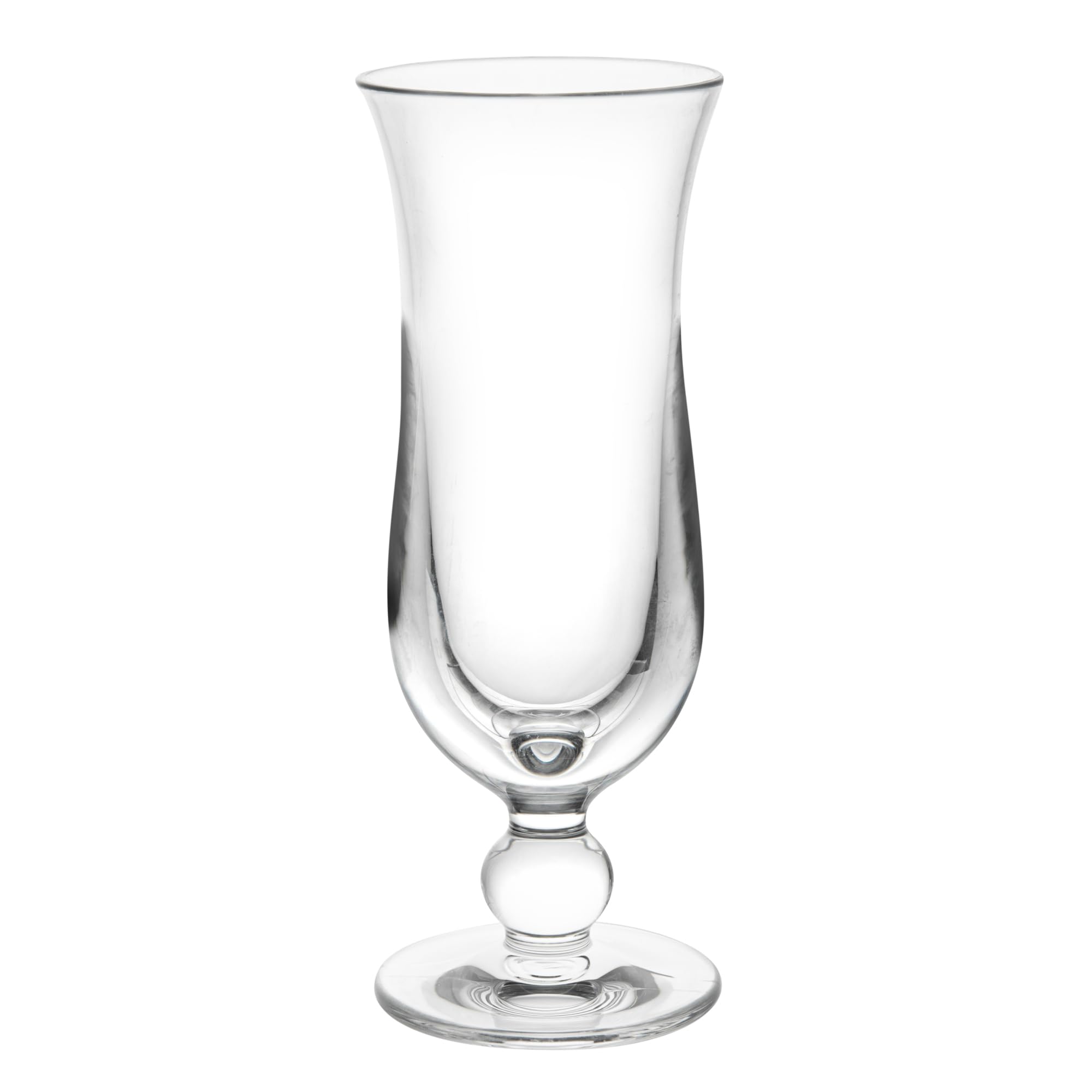 Restaurantware BEV Tek - Vasos de 325 ml para huracán, 6 vasos de cóctel resistentes, lavables en lavavajillas, irrompibles, de plástico de policarbonato transparente para todo tipo de bebidas