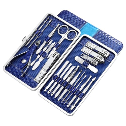 Coupe-ongles acier inoxydable VALICLUD, votre salon de manucure à la maison avec 21 outils