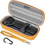 Honbobo Custodia Borsa per DJI Osmo Pocket 4P, Custodia da trasporto con Braccialetto Gancio, Borsa portaoggetti Case Bag Camera Accessori per DJI Osmo Pocket 4P Standard Combo (Orange)