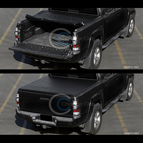 Hs Power Roll-Up Soft Tonneau Cover Compatible With 15/16+ Chevy Colorado/Gmc Canyon Double/Crew 6 Ft Bed #TOP5