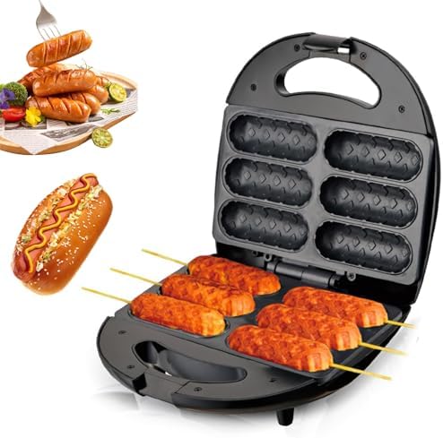 Fabricante De Gofres para Perros De Maíz, Máquina De Perros Calie...