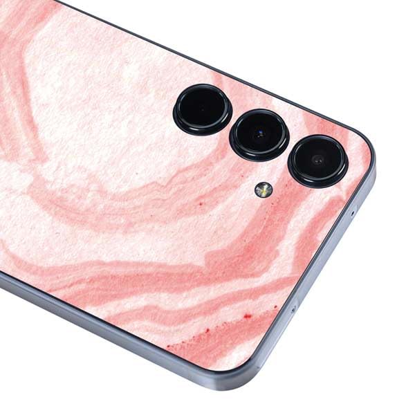 Skinit Decal Phone Skin Compatible with Galaxy A36 5G - Marbleized Pink Design