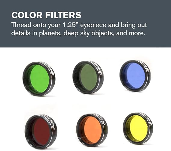 Celestron Accessory Kit with Five 1.25 Plossl Eyepieces, 2x Barlow and Filter Set