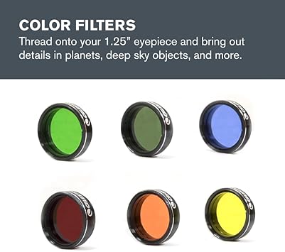 Celestron Accessory Kit with Five 1.25 Plossl Eyepieces, 2x Barlow and Filter Set