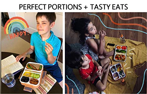 Kinsho 7U-5V5B-I5P1 Bento Box For Adults Kids Lunches thumb #3