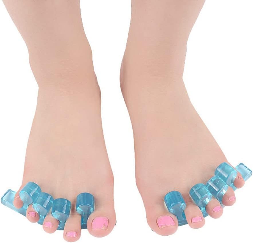 DEAVER Silicone Toe Separator for Feet,Gel Men and Women Correctors, Overlapping Toes, Bunions Hammer Toe, Foot Pain Relief,Hallux Valgus Corrector