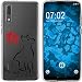 Produktbild PhoneNatic Case kompatibel mit Huawei P20 Silikon-Hülle Tierkreis Chinesisch M11