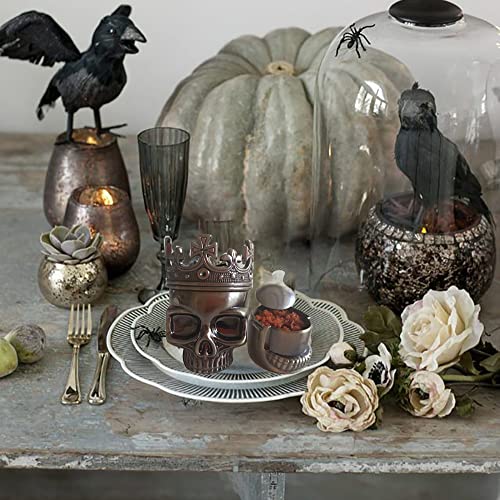 Skull Grinding Crusher 1.7 Inch-Bronze Black (3 Piece In 1) #TOP1