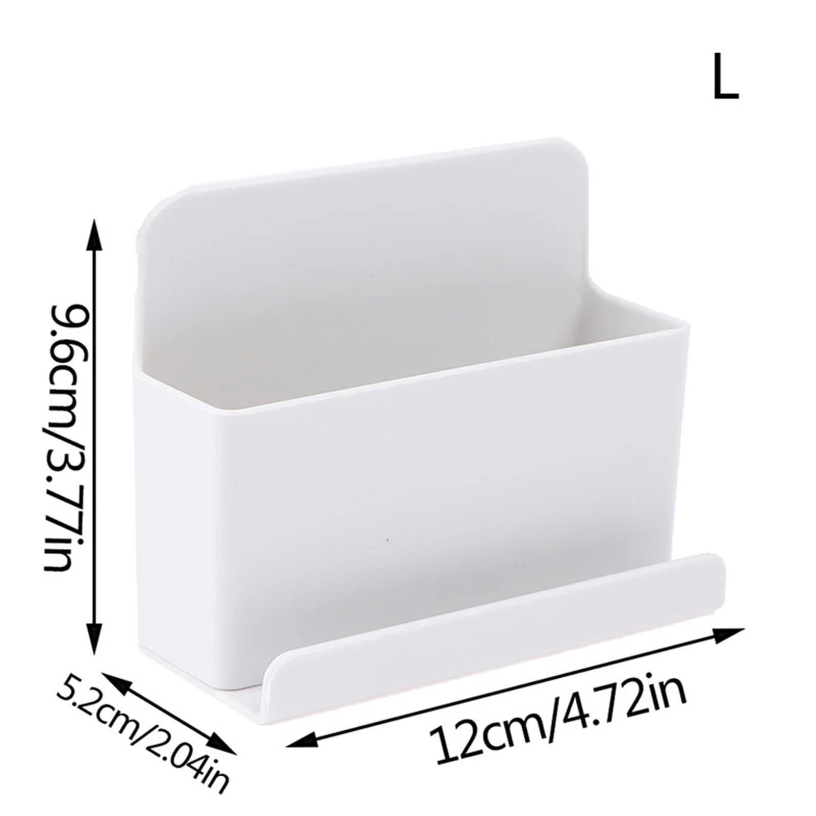 2 Pièces Organisateur Mural Boîte De Rangement Télécommande Climatiseur Mallette De Rangement Organisateur De Télécommande(L)