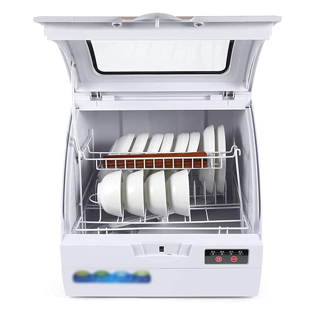 Lavaplatos de Escritorio Completamente automático, pequeño Programa de Limpieza para el hogar Inteligente para Platos Frutas Verduras