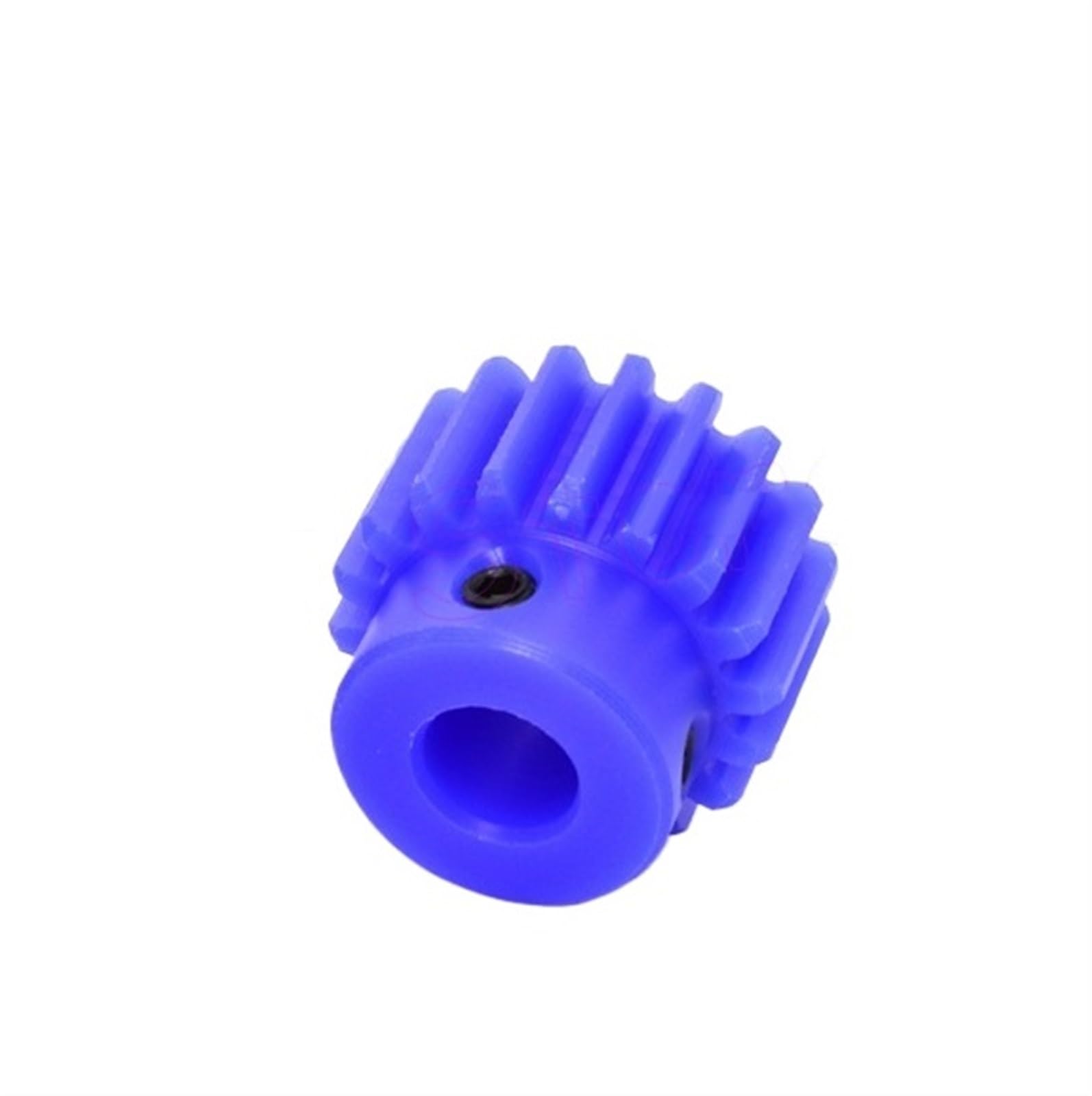 Bevel Gear Pinion Hardware Mechanical 1.5Mod 15 16 18 20-30Teeth Blue Nylon Gear Motor Gear with Step Plastic Spur Gear 8mm(24 Teeth)