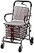 ROSG Walker, Carrello per la Spesa Medico a 4 Ruote con Carrello per Anziani, con Design del Sedile, Carrello con Ruote con Freni per Anziani, Borsa per la Spesa di Grande capacità