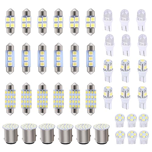 Set 42 Bombillas LED para Auto 6500K Luz Blanca miniatura 7