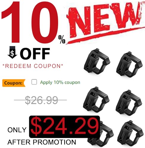 Moveland BLACK-TRUCKCLAMPS-6PCS Upgraded 6 Pcs Truck Cap Clamps thumb #1