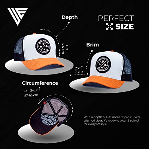 Image of Urban Effort Trucker Hat for Men - Mesh Back Baseball Cap, 5 Panel Snapback Hats for Men and Women